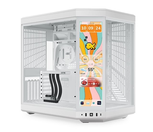 HYTE Y70 Touch Infinite Dual Chamber ATX Mid Tower Modern Aesthetic